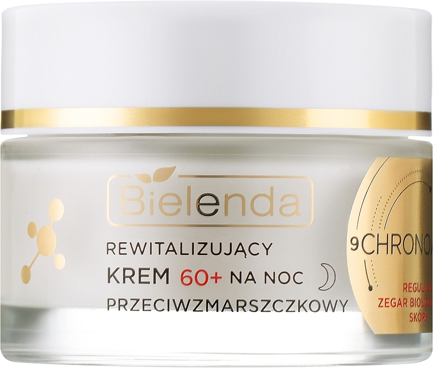 Revitalisierende Gesichtscreme für die Nacht 60+ - Bielenda Chrono Age 24H Revitalizing Anti-Wrinkle Night Cream — Bild N1