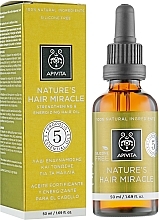 Stärkendes und energetisierendes Haaröl - Apivita Nature's Hair Miracle — Bild N2