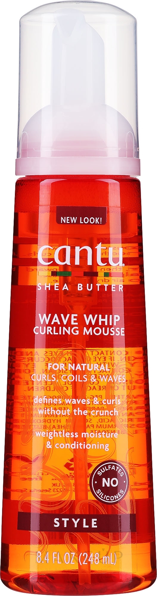Haarstyling-Mousse - Cantu Shea Butter Natural Hair Wave Whip Curling Mousse — Bild 248 ml