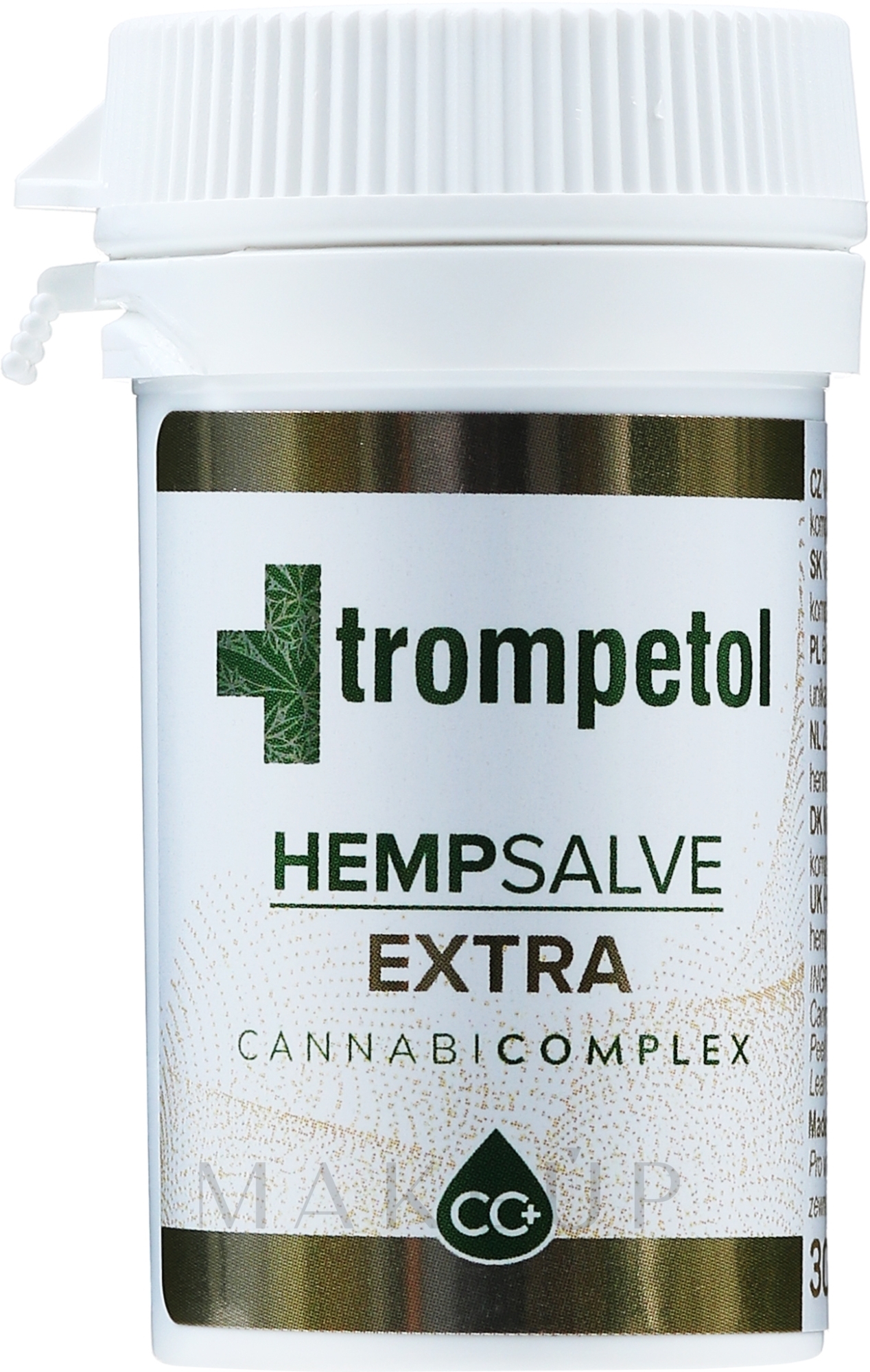 GESCHENK! Salbe mit Hanfextrakt - Trompetol Hemp Salve Extra — Bild 30 ml