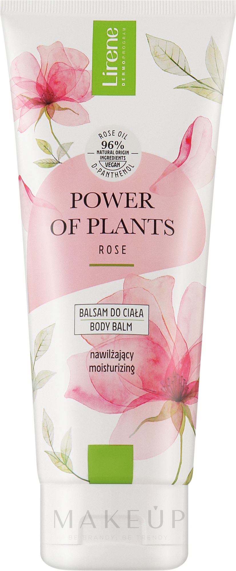 Feuchtigkeitsspendende Körperlotion - Lirene Power Of Plants Rose Body Lotion — Bild 200 ml