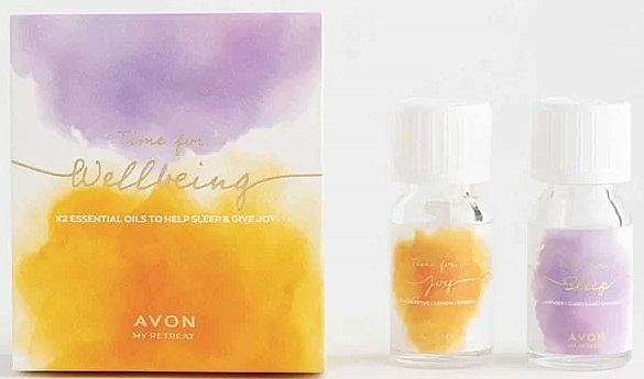 Set - Avon Time for Sleep & Time for Joy Fragrance Oils Set (es/oil/2x10ml) — Bild N1