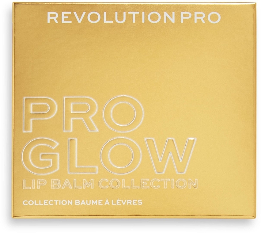 Lippenpflegeset - Revolution Peo Glow Lip Balm Set (Lippenbalsam 4x3.2g) — Bild N1