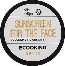 GESCHENK! Sonnenschutzcreme für das Gesicht - Ecooking Sunscreen For The Face SPF 30  — Bild N1