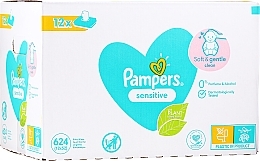 Düfte, Parfümerie und Kosmetik Feuchte Babytücher Sensitive 12x52 St. - Pampers
