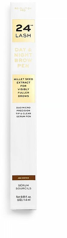 Augenbrauenstift mit Hirsenextrakt - Makeup Revolution Pro 24hr Day&Night Brow Pen — Bild N3