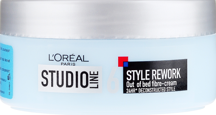 Modellierende Haarcreme - L'Oreal Paris Studio Line Style Rework Out of Bed Fibre Cream — Bild N2