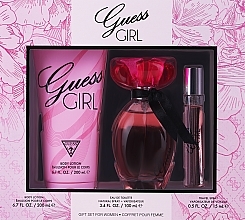 Set (Eau de Toilette 100 ml + Bodylotion 200 ml + Eau de Toilette 15 ml) - Guess Girl  — Bild N1