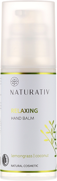 Feuchtigkeitsspendende Handcreme - Naturativ Relaxing Hand Balm Lemongrass — Bild N1