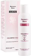 Düfte, Parfümerie und Kosmetik Shampoo für Haar und Kopfhaut mit Rose - BioFresh Diamond Rose Shampoo 3 in 1