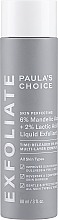 Gesichtspeeling mit 6% Mandelsäure und 2% Milchsäure - Paula's Choice Skin Perfecting 6% Mandelic + 2% Lactic Acid AHA Liquid Exfoliant — Bild N1