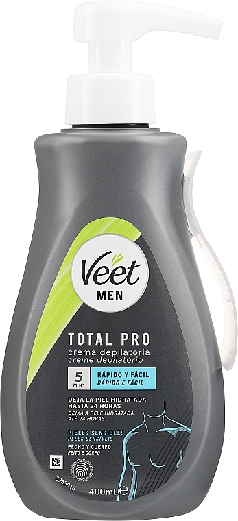 Enthaarungscreme für Männer - Veet Men Silk & Fresh Sensitive Skin Cream — Bild N1