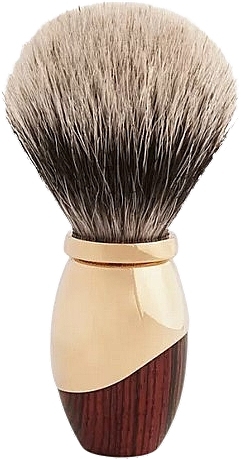 Rasierbürste grau - Plisson European Grey Shaving Brush — Bild N1