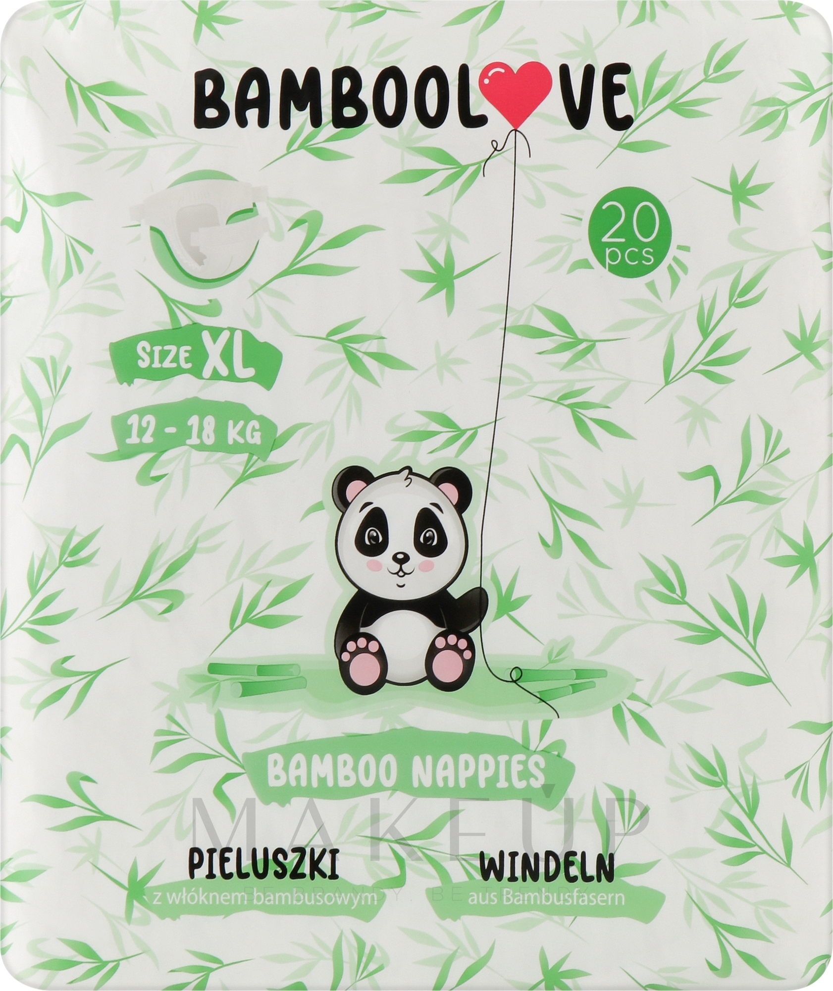 Windelhöschen aus Bambus  XL (12-18 kg) 20 St. - Bamboolove — Bild 24 St.