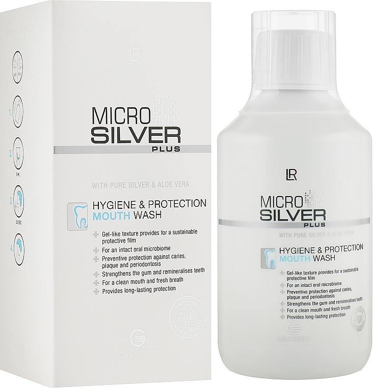 Schützende Mundspülung - LR Health & Beauty Microsilver Plus Hygiene&Protection Mouth Wash — Bild N1