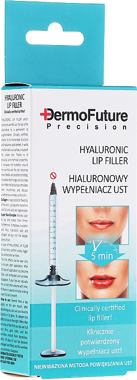 Lippenserum mit Hyaluronsäure und Kollagen - DermoFuture Precision Hyaluronic Lip — Foto N2