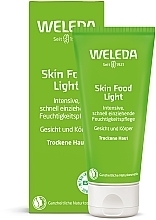 Intensive und schnell einziehende Feuchtigkeitspflege für Gesicht und Körper - Weleda Skin Food Light — Bild N5