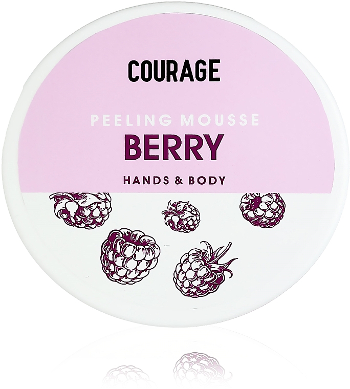 Peeling-Mousse für Hand und Körper mit Erdbeere - Courage Hands&Body Berry Peeling Mousse — Bild N2