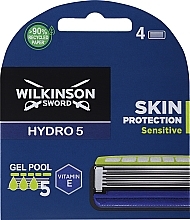 Düfte, Parfümerie und Kosmetik Ersatzklingen 4 St. - Wilkinson Sword Hydro 5 Sensitive