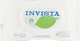Düfte, Parfümerie und Kosmetik Antibakterielle Feuchttücher 48 St. - Invista Biodegradable Antibacterial