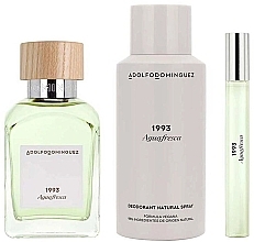 Duftset (Eau de Toilette 120ml + Eau de Toilette 10ml + Deodorant 150ml)  - Adolfo Dominguez Agua Fresca  — Bild N2