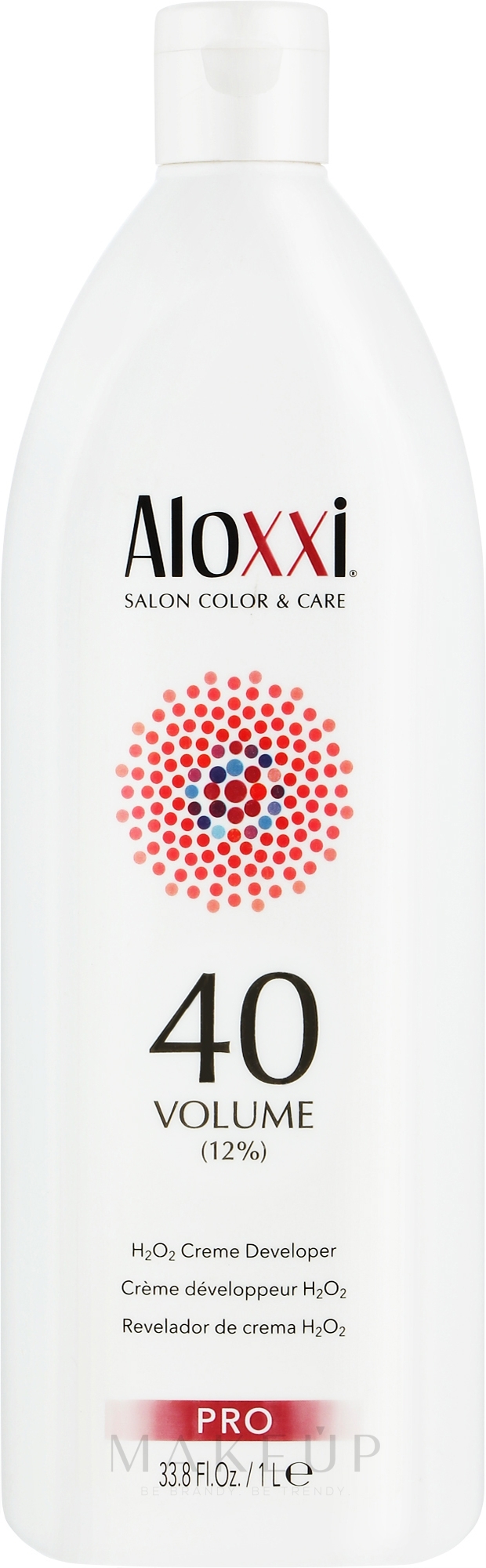 Creme-Oxidationsmittel für das Haar 12% - Aloxxi 40Volume Creme Developer — Bild 1000 ml