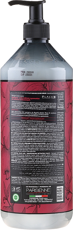 Farbschützendes Shampoo mit Granatapfel-Extrakt für gefärbtes Haar - Black Professional Line Rouge Color Lock Shampoo — Bild N3