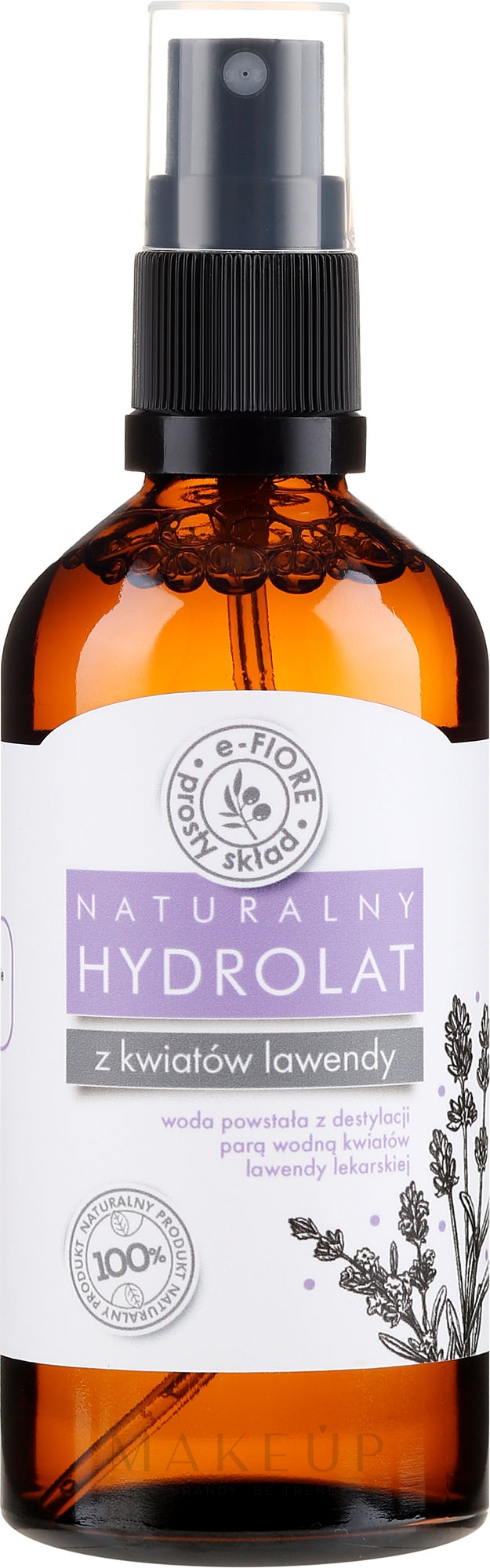 Gesichtshydrolat aus Lavendelblüten - E-Fiore Hydrolat — Bild 100 ml