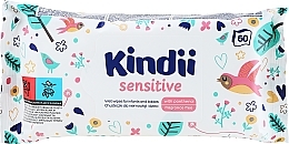 Babytücher für empfindliche Haut 60 St. - Kindii Sensitive Wipes — Bild N1