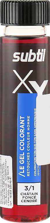 3in1 Gel-Haarfärbemittel - Laboratoire Ducastel Subtil XY Men Gel Colorant — Bild N1