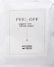 Düfte, Parfümerie und Kosmetik Peeling-Gesichtsmaske - Wooden Spoon Peel-off Organic Rice Detox Mask