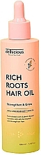 Düfte, Parfümerie und Kosmetik Haaröl - Delhicious Rich Roots Amla & Rosemary Hair Oil 