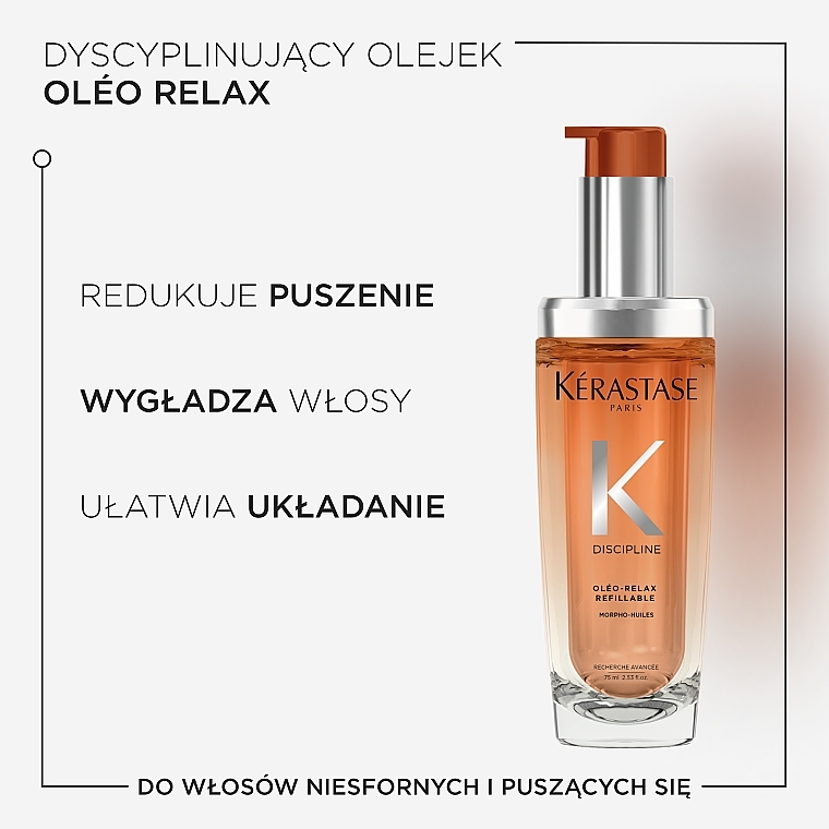 Haaröl für widerspenstiges und krauses Haar (Refill) - Kerastase Discipline Oleo-Relax Control-in-motion Oil Refillable  — Bild N6