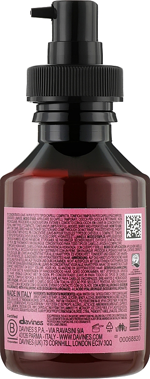 Serum für alle Haartypen mit Hyaluronsäure - Davines Natural Tech Replumping Hair Filler Superactive — Bild N2