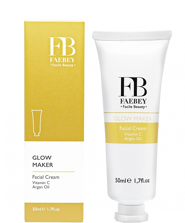 Aufhellende Gesichtscreme - Faebey Glow Maker Facial Cream — Bild N1