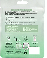 Intensiv pflegende Tuchmaske mit Mandelmilch und Hyaluronsäure - Garnier SkinActive Nutri Bomb Almond and Hyaluronic Acid Tissue Mask — Bild N2