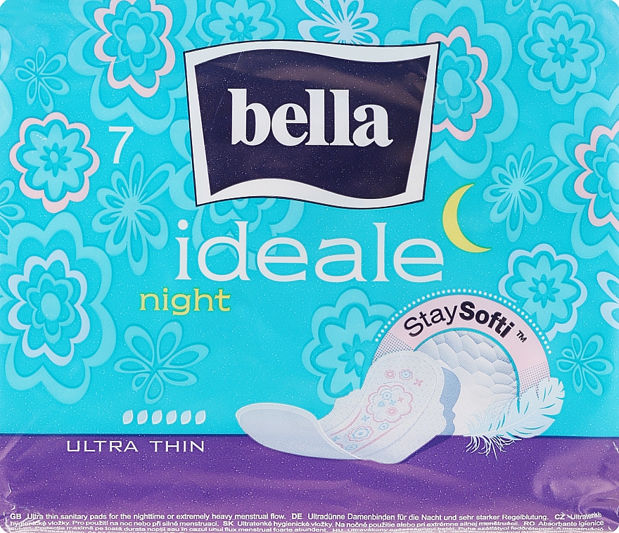 Damenbinden Ideale Ultra Night StaySofti 7 St. - Bella — Bild N1