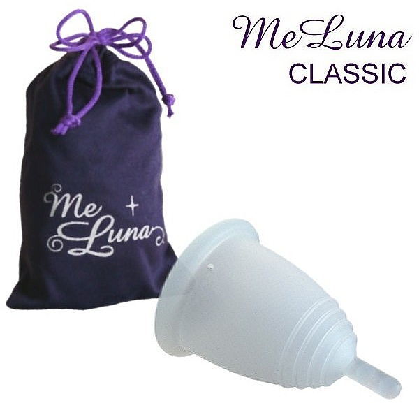 Menstruationstasse Größe S transparent - MeLuna Classic Menstrual Cup — Bild N1