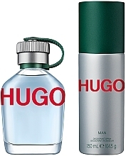 Düfte, Parfümerie und Kosmetik Duftset (Eau de Toilette 75 ml + Deospray 150 ml) - HUGO Man 