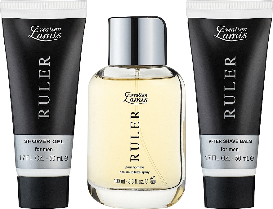 Creation Lamis Ruler - Duftset (Eau de Toilette 100ml + Duschgel 50ml + After Shave Balsam 50ml) — Bild N2