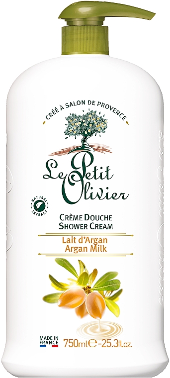 Duschcreme mit Arganmilch - Le Petit Olivier Extra Gentle Argan Milk Shower Creams — Bild N1