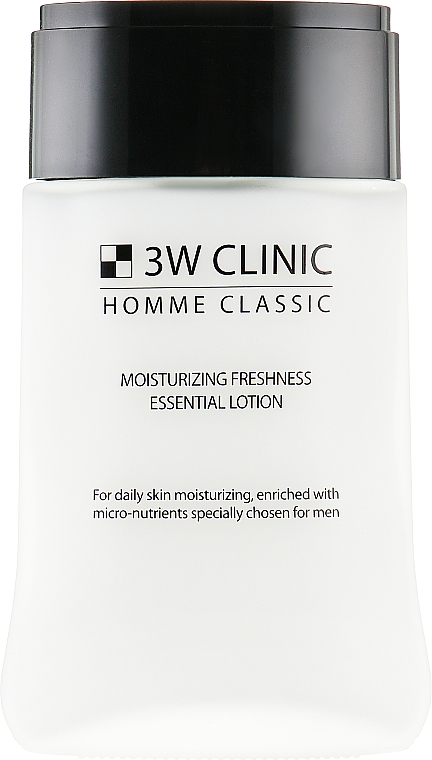 Feuchtigkeitslotion für Männer - 3w Clinic Homme Classic Moisturizing Freshness Essential Lotion — Bild N2