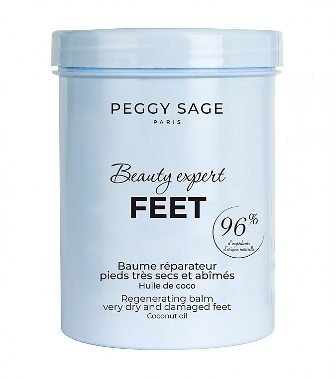Revitalisierender Fußbalsam für sehr trockene und geschädigte Haut - Peggy Sage Beauty Expert Feet Regenerating Balm  — Bild N2