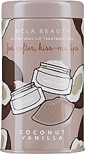 Körperpflegeset - NCLA Beauty Coconut Vanilla Lip Care Set (Lippenbalsam 10ml + Lippenpeeling 15ml + Zubehör) — Bild N1