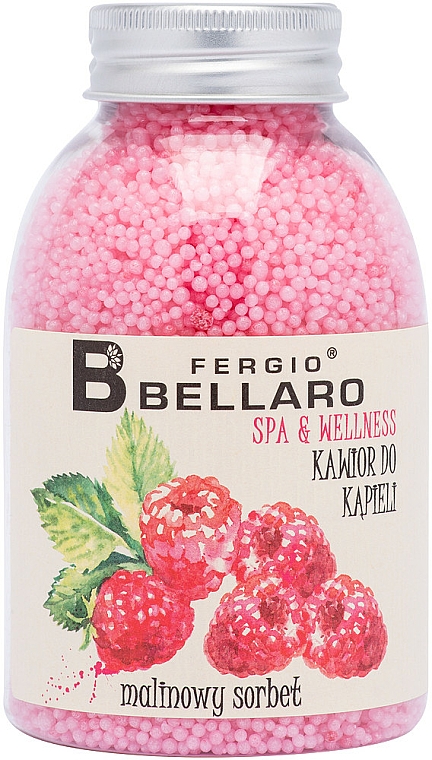 Entspannendes Badekaviar Himbeersorbet - Fergio Bellaro Raspberry Sorbet Bath Caviar — Bild N1