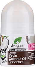 Düfte, Parfümerie und Kosmetik Deo Roll-on mit Kokosnussöl - Dr. Organic Bioactive Skincare Virgin Coconut Oil Deodorant
