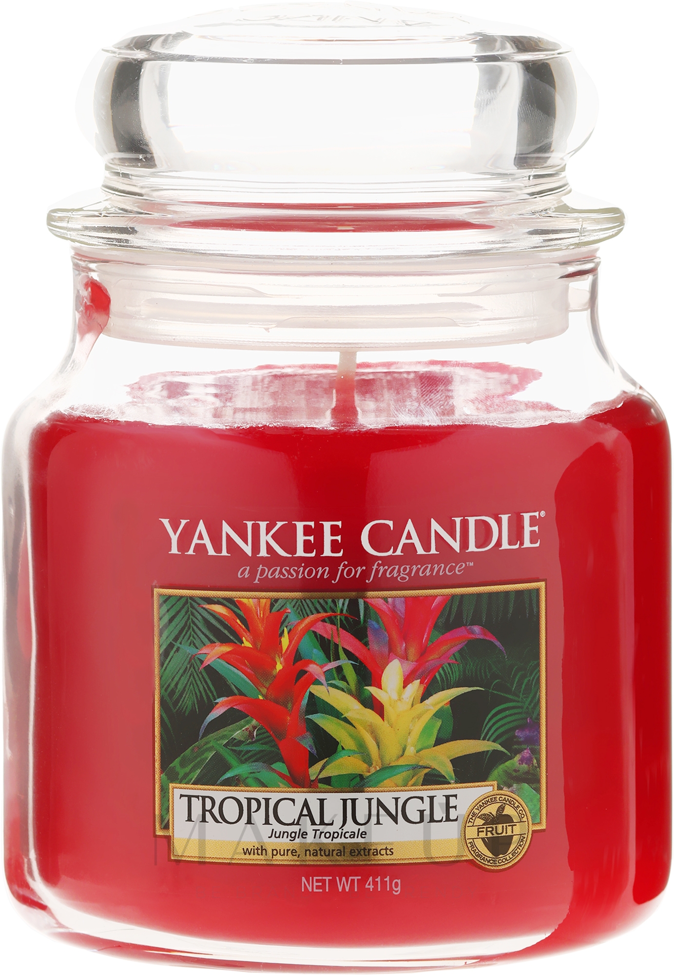 Duftkerze im Glas Tropical Jungle - Yankee Candle Tropical Jungle Jar — Foto 411 g