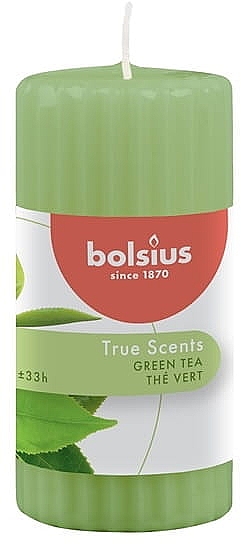 Duftkerze grüner Tee 120/58 mm - Bolsius Candle Green Tea — Bild N1