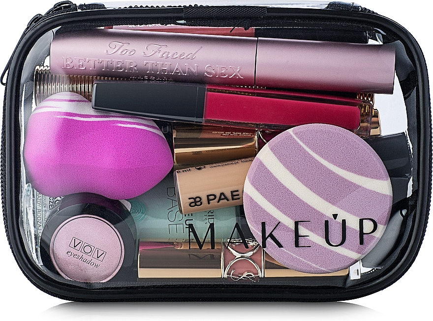 Kosmetiktasche Visible Bag (ohne Inhalt) - MAKEUP B:15 x H:10 x T:5 cm  — Foto N1