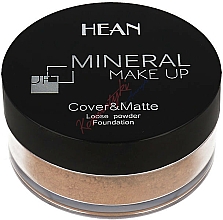 Düfte, Parfümerie und Kosmetik Loser Mineralpuder für das Gesicht - Hean Mineral Make Up Cover&Matte Loose Mineral Powder